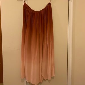 Babaton Silk Midi Skirt